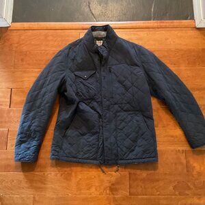 Relwen Quilted Insulated Tanker Jacket  in Navy